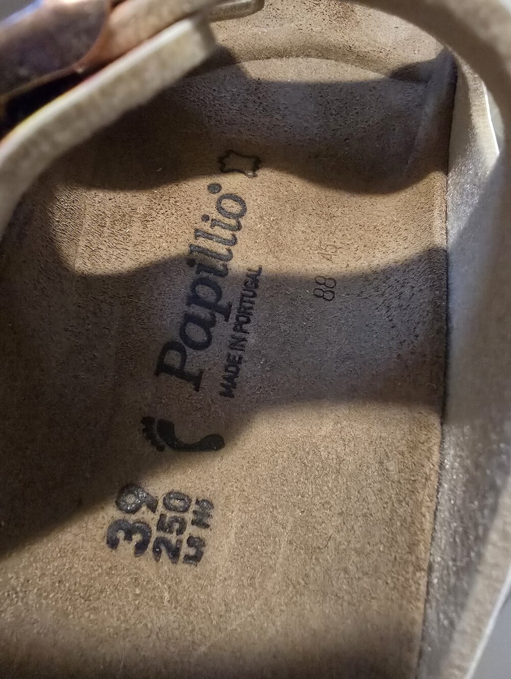 Papillio Suede Double-Buckle Sandals Size 39 - Picture 2 of 6